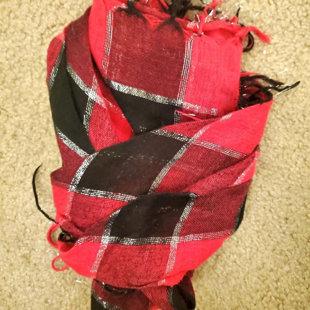 Pink scarf